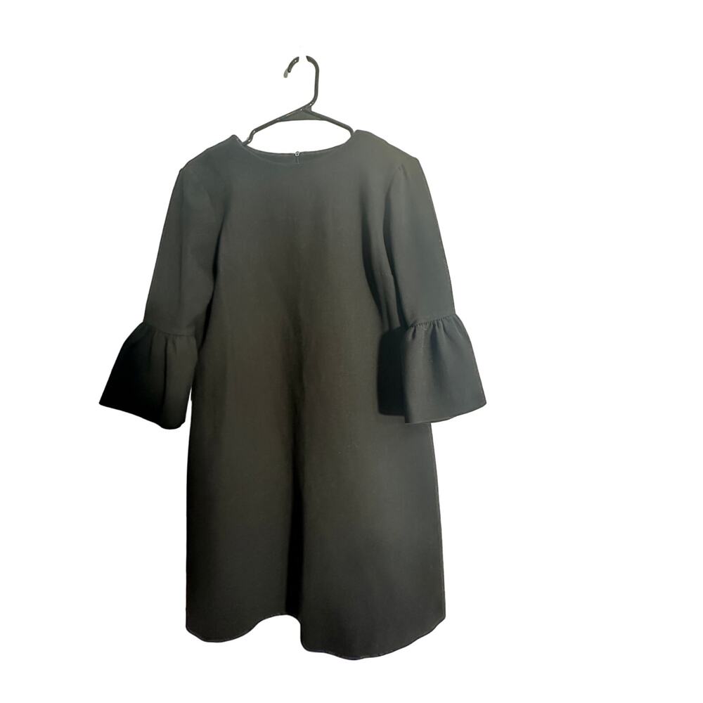 Zara Woman Bell Sleeve Shift Dress – Black – Size S